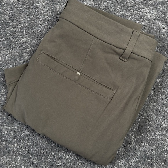 Lemon Other - Lululemon Commission Slim Pants Men's 28x31 Brown Chino Golf Warpstreme **READ**